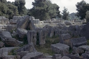 Restos del Templo de Zeus de Greek